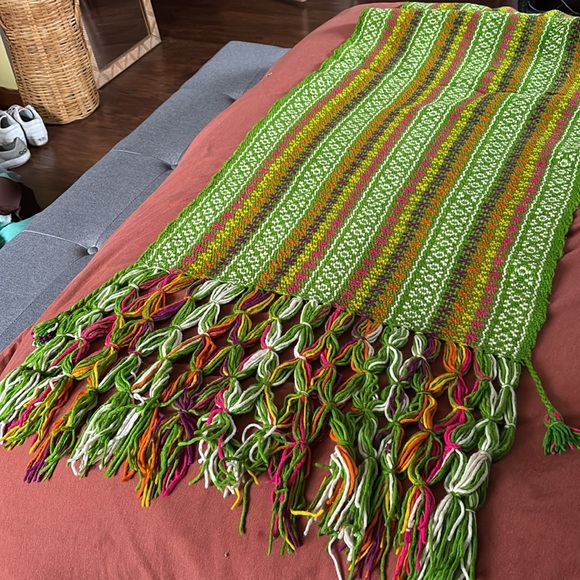 Vintage retro afghan “end of bed throw” - Picture 4 of 6